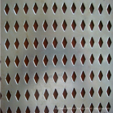 Decorataion Diamante Perforado Metal Hoja